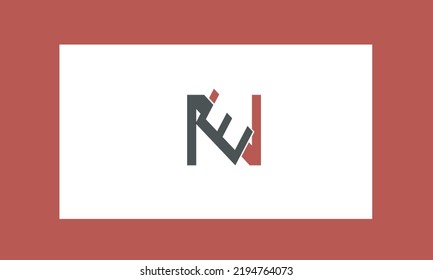 Alphabet letters Initials Monogram logo NE, EN, N and E