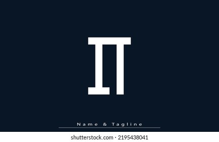 Alphabet letters Initials Monogram logo IT , TI