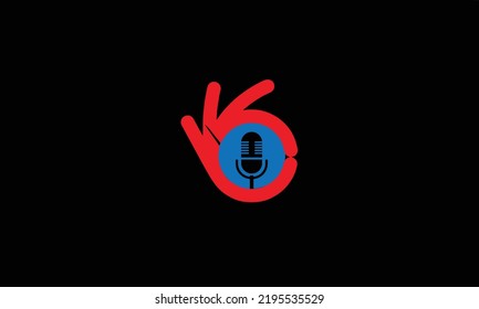 Alphabet letters Initials Monogram logo o.voice recording. pour  radio