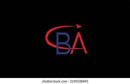Alphabet letters Initials Monogram logo brand pictogram.burning, light b.a.a.b.b.and a