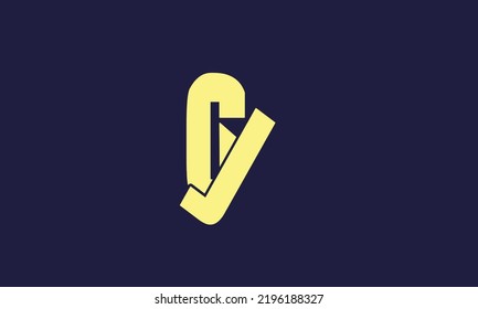 Alphabet letters Initials Monogram logo GJ, JG, G and J