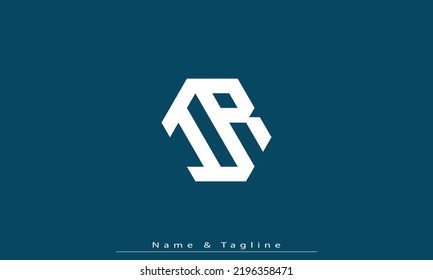 Alphabet letters Initials Monogram logo IR , RI