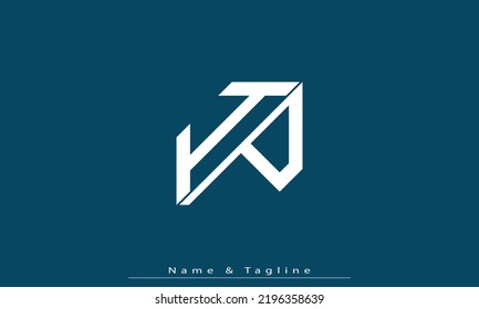 Alphabet letters Initials Monogram logo IP , PI