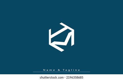 Alphabet letters Initials Monogram logo IM , MI
