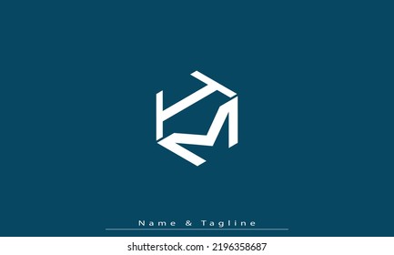 Alphabet letters Initials Monogram logo IM , MI