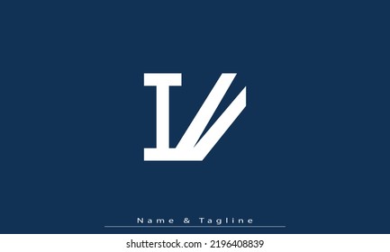 Letras alfabéticas Iniciales Monograma IV , VI