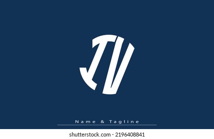Alphabet letters Initials Monogram logo IV , VI