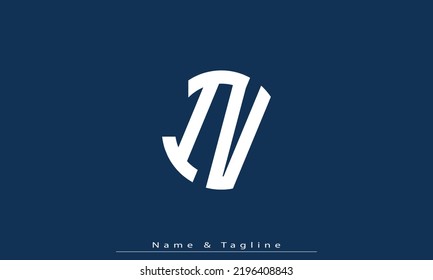 Alphabet letters Initials Monogram logo IV , VI