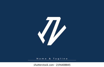Alphabet letters Initials Monogram logo IV , VI