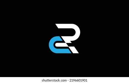 Alphabet letters Initials Monogram logo CP, EP