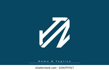 Alphabet letters Initials Monogram logo IZ , ZI