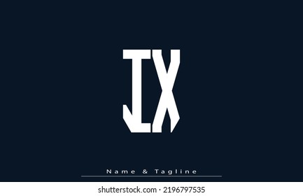 Alphabet letters Initials Monogram logo IX , XI