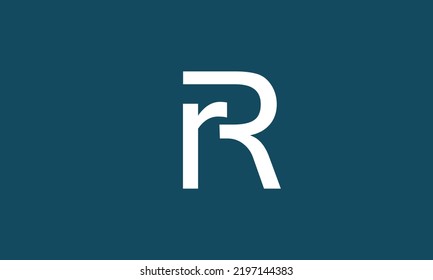 Alphabet letters Initials Monogram logo RR