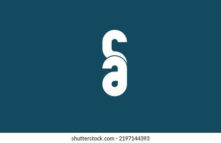 Alphabet letters Initials Monogram logo SA, AS, S and A