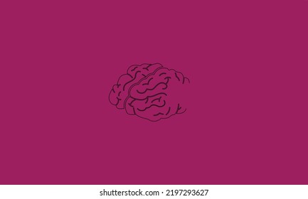 Alphabet letters Initials Monogram logo . brain