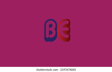 Alphabet letters Initials Monogram logo e.b.b.e.b.and e
