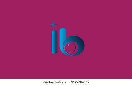 Alphabet letters Initial Monogram Logo .BABY CARE