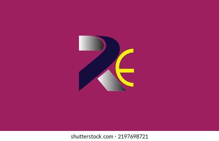 Alphabet letters Initials Monogram logo R.E.E.R.E.AND.R