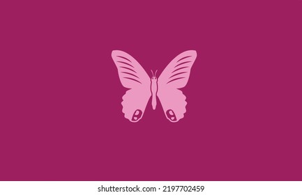 Letras alfabetas marca el logotipo del monograma mariposa belleza. diseño de lorem