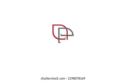 Alphabet letters Initials Monogram logo OP, PO, O and P