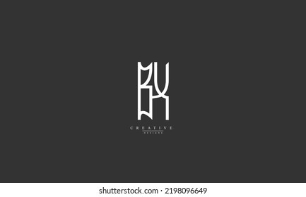 Alphabet Buchstaben Initial Monogram Logo BX XB X 