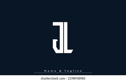 Alphabet letters Initials Monogram logo JL , LJ