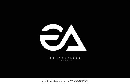 Alphabet Letters Initials Monogram Logo Ea Stock Vector (Royalty Free ...