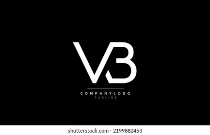 Alphabet Letters Initials Monogram Logo Vb Stock Vector (Royalty Free ...