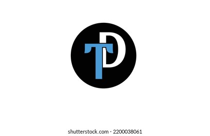 Alphabet Letters Initials Monogram Logo Td Stock Vector (Royalty Free ...