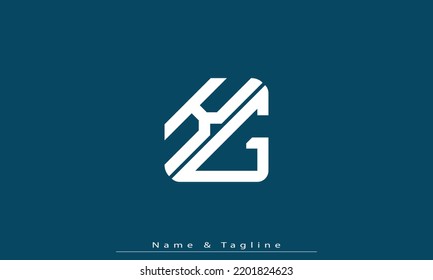 Alphabet letters Initial Monogram Logo KG, GK