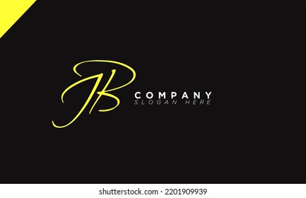 Alphabet letters Initials Monogram logo JB, BJ, J and B
