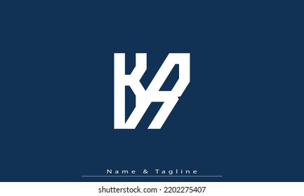 Alphabet letters Initials Monogram logo KR , RK