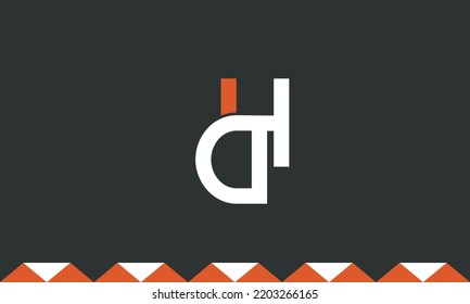 Alphabet letters Initial Monogram Logo DH, HD, D und H