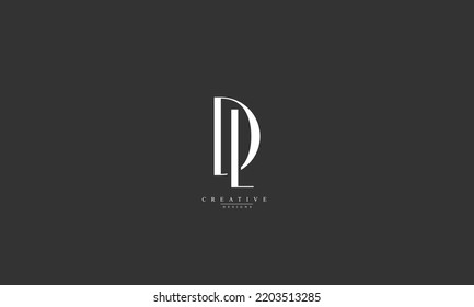 Alphabet letters Initials Monogram logo DL LD