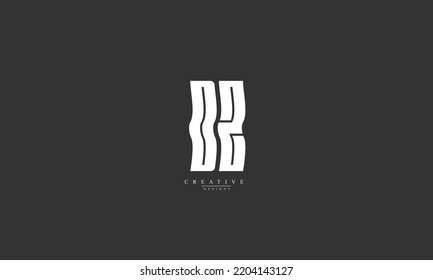Alphabet letters Initial Monogram Logo DZ ZD Z