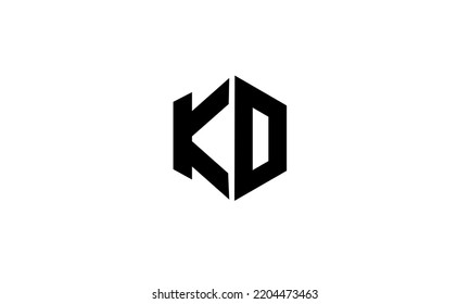 Alphabet letters Initials Monogram logo KD DK K D 