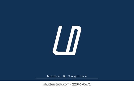 Letras alfabéticas Iniciales Monograma LD , DL