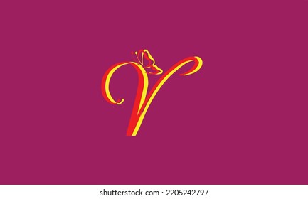 Alphabet letters Initials Monogram logo V HEART.HEART V. HEART AND V.