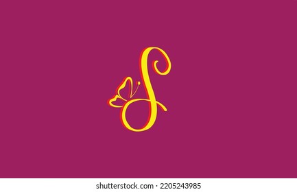 Alphabet Buchstaben Initials Monogram Logo S HEART.HEART S. HERZ UND S