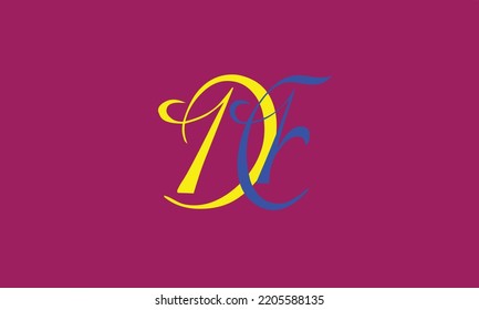 Alphabet letters Initials Monogram logo D .E E.D.E AND D.
