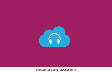
Alphabet letters Initials Monogram logo audio cloud