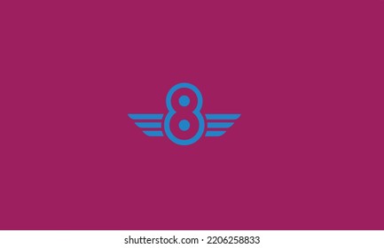 Alphabet letters Initials Monogram logo air eight your tag line goes here