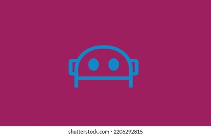 Alphabet letters Initials Monogram logo robot tech it studio