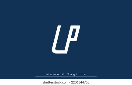 Letras alfabéticas Iniciales Logotipo de monograma LP , PL