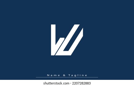 Letras alfabéticas Iniciales Logotipo Monograma LU , UL