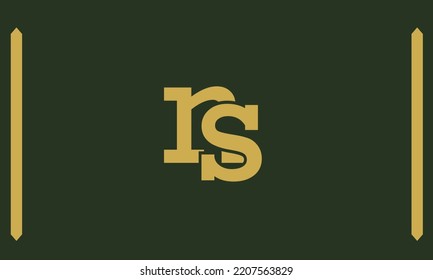 Alphabet letters Initials Monogram logo NS, SN, N and S