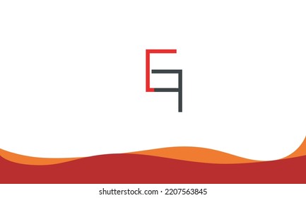 Alphabet letters Initial Monogram Logo EF, FE, E und F