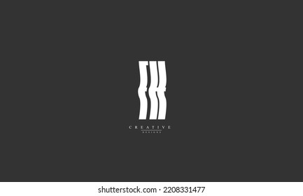 Alphabet letters Initials Monogram logo FH HF F H