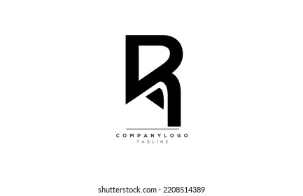 Alphabet letters Initials Monogram logo RA, RA INITIAL, RA letter
