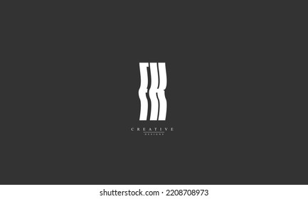 Letras alfabéticas Iniciales Monograma FK KF F K